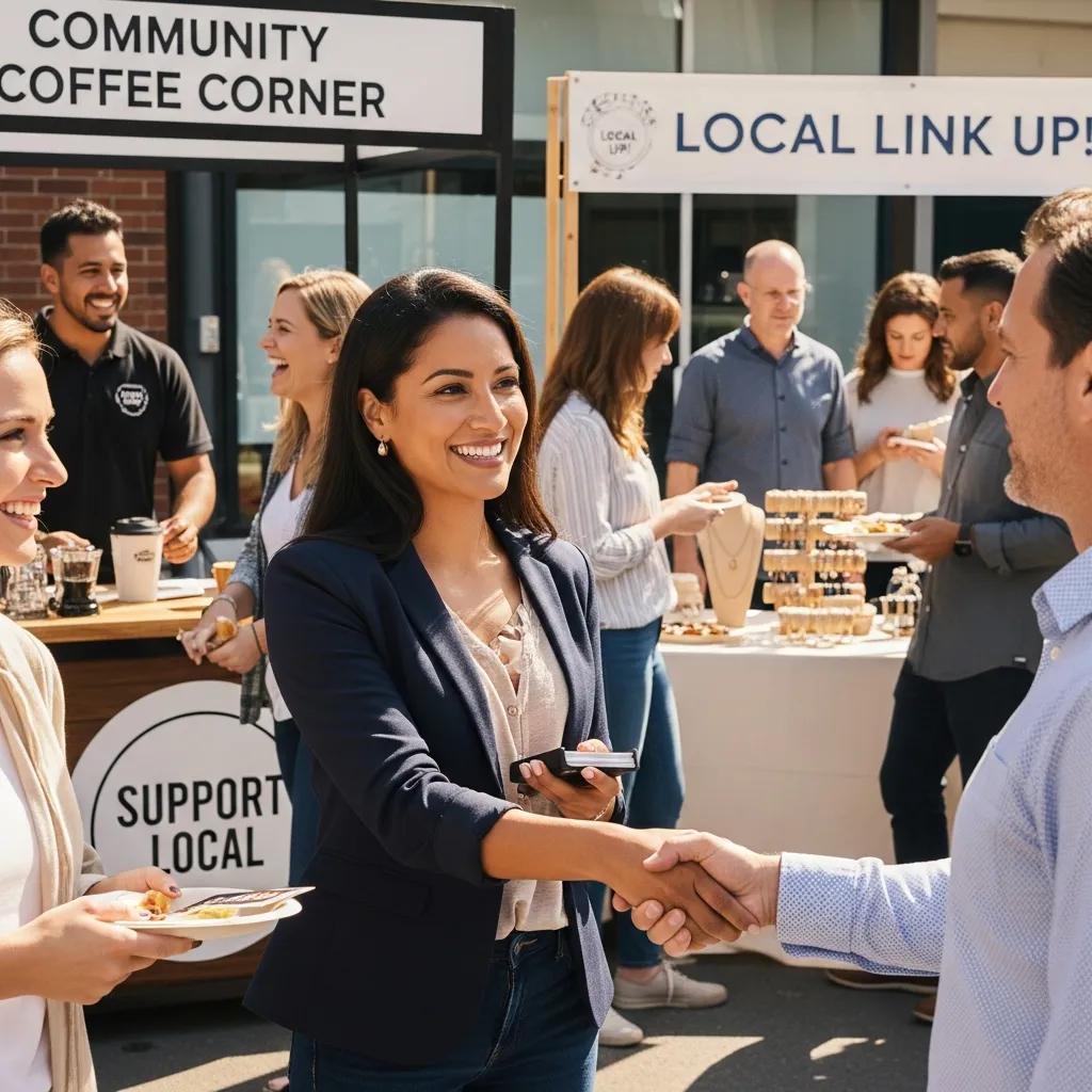Local networking to earn relevant backlinks for a small business